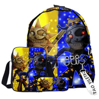 Trendy Popular Funny sundrop fnaf 3D Print 3pcs/Set pupil School Bags Laptop Daypack Backpack Inclined shoulder bag Pencil Case Lusy Store