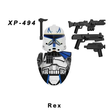 Star Wars Mandalorian Mini Robot Figure Toy - Han Solo, C-3PO, Leia, Darth Vader, Boba Fett Blocks XP494