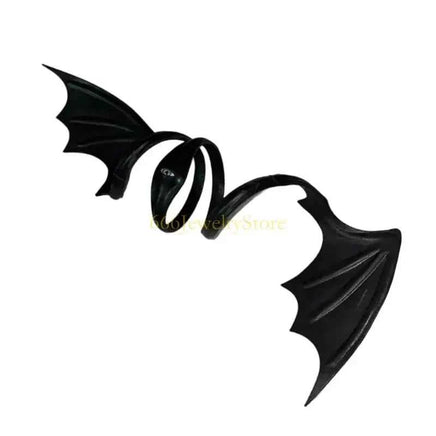 F2TD Chokers Bat Wing Necklace Portable for Halloween Costumes and Themed Parties Black CHINA