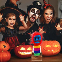 1Pc Halloween Prank Scare Box Halloween Wooden Scary Witch Funny Toy with Horror Sound and Light