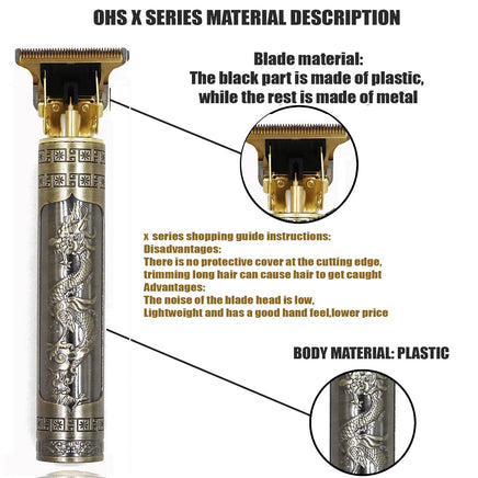 T9 Hair Clipper Repair Beard Shaving Body Hair Trimmer Clippers Electric Machine Men Haircut Machine 0mm Barber Shaver Lusy Store