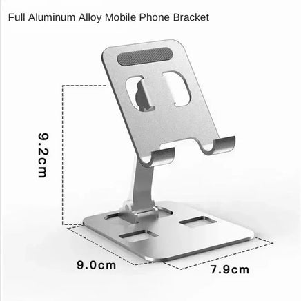Tablet Holder Universal Aluminum Alloy Portable For iPad Adjustable Flexible Folding Lazy Desktop Live Mobile Phone Stand Mount Lusy Store