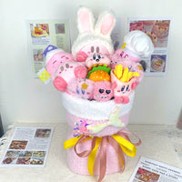 Pink Star Kirby Plush Bouquet Stuffed Plush Flower Bouquet Room Decor Girl Friend Birthday Gifts 42x28cm 2