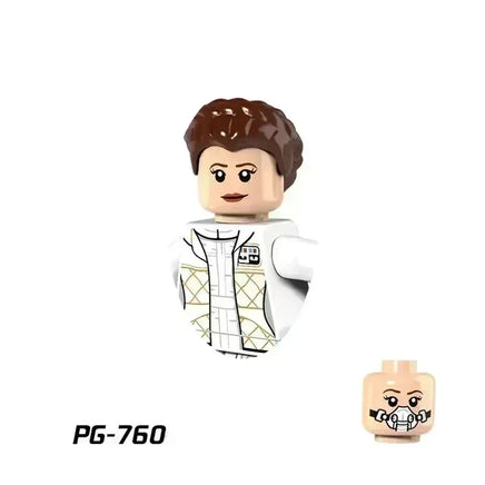 Star Wars Mandalorian Mini Robot Figure Toy - Han Solo, C-3PO, Leia, Darth Vader, Boba Fett Blocks PG760