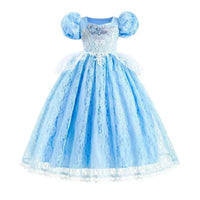Cinderella Dress For Girls Kids Party Cosplay Halloween Costumes Kids Birthday Princess Dress Up Clothes Dress1