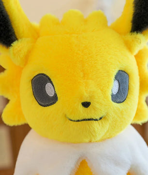 Lusy Store LLC Pokemon Eevee Soft Hug Series Stuffed Plush Doll Toy Vaporeon Eeveelution Flareon Jolteon Pet Elves Gift Plush