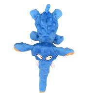Small Plush Raw Dog Toys Squeak Elephant Shell Durable Toy Dogs Chew Interactive Indestructible Dog Sound Toy Puppy Pet Supplies