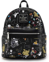 Halloween Horror Movie Backpack Girl Leisure Backpack Xmas Gift Blue