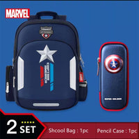 Spiderman Backpack New School Bags For Boys Primary Student Shoulder Grade 1-3 Mochilas B106