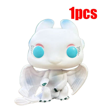 FUNKO How To 686# Train Your Dragon Toothless Light Fury 687# Figure Model Toy 10cm PVC Doll Collection Toys for Children Gifts‘ Lusy Store