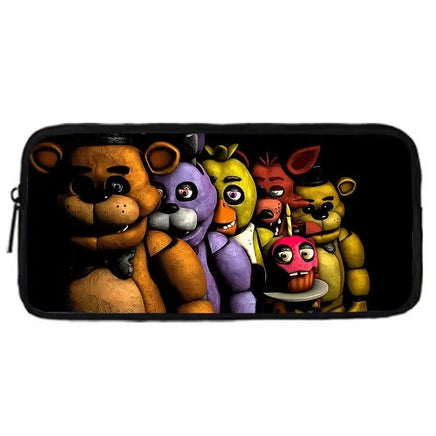 Cartoon Five Night At Freddy Child School Backpack With Shoulder Bag Pencil Bags School Bags for Boys Girls Best Gift XHOO4-BD-145-A6