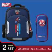 Spiderman Backpack New School Bags For Boys Primary Student Shoulder Grade 1-3 Mochilas B106