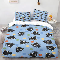 CHOCOCAT Quilt Cover Cartoon Anime Duvet Printed Polyester Bedding Twin Size children Gift Various Sizes Lusy Store