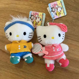 Hello Kitty Plush Sanrio Plushies Bags Toys Pendant Decorations Kawaii Plush Kitty Cat Accessories Keychain Girl Lovely Gift
