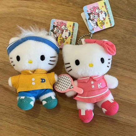 Hello Kitty Plush Sanrio Plushies Bags Toys Pendant Decorations Kawaii Plush Kitty Cat Accessories Keychain Girl Lovely Gift