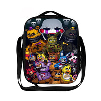 Game F-five N-nights at F-freddy's Child School Backpack with Lunch Bags ,Pencil Bags ,School Bags for Boys Girls XHOO3-CB-0101-A1