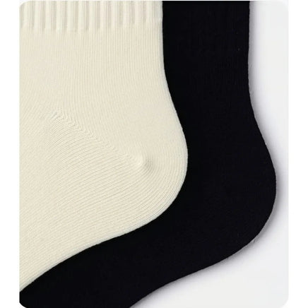 1/4 Pairs Men's and women's casual socks, asymmetrical niche mid length socks Lusy Store