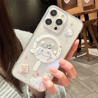 Kuromi Cinnamoroll MagSafe Magnetic Phone Case for iPhone 16 15 14 13 12 Pro Max