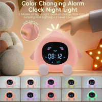 Alarm Clock for Kids 6-IN-1 Fruit-Shape Toddler Sleep Training Clock Cute Touch Night Light for Children's Bedroom Lusy Store