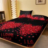 Lusy Store 1 piece of Eternal Knot concentric pattern frosted bedsheet, bedroom printed bedspread, bedding (excluding pillowcases) 