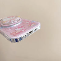 Kawaii Pink Hello Kitty MagSafe Magnetic Phone Case for iPhone 16 15 14 13 12 Pro Max