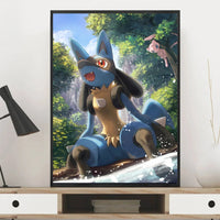Pokemon Canvas Prints Wall Art Home Classic Children's Bedroom Decor Gifts Kid Action Figures Modular Painting Cartoon Character Lusy Store