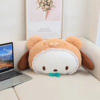 Lusy Store Cute Kuormi My Melody Headrest Anime Cushion Car Seat Game Chair Stuffed Japanese Style Pillow Sofa Bed Plushies Birthday Gifts 