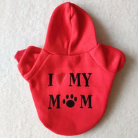 Pet Clothes French Bulldog Puppy Dog Costume Chihuahua Pug Pets Dogs Clothing For Small Medium Red mom