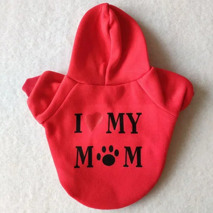 Pet Clothes French Bulldog Puppy Dog Costume Chihuahua Pug Pets Dogs Clothing For Small Medium Red mom