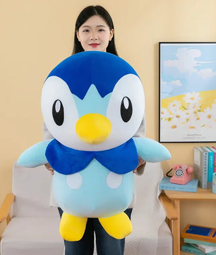 Lusy Store LLC Pokemon Piplup Plush Toy – Soft Penguin Stuffed Animal – 10in/20in/24in Stuffed Animal