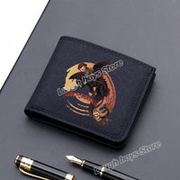 Toothless Canvas Wallet Men Short Folding Purse How To Train Your Dragons Cartoon Card Holder Coin Case Fashion Pocketbook Gift Lusy Store