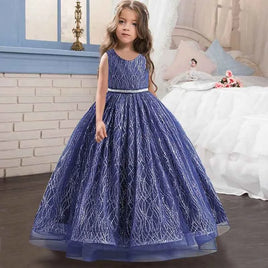 2024 New Girls' Dress Luxury V-neck Sequin Tulle Party Dress Christmas Ball Evening Dress Fluffy 6.8. 10.12 Halloween Costumes