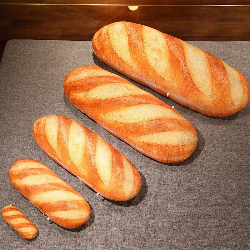 Lusy Store LLC French Bread Plush Pillow Stuffed Food Plushie Party Prop Decor Sleeping Companion Man Gift Plush