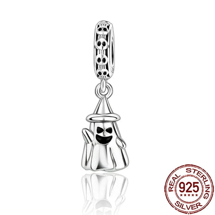 Gothic 2025 Charms 925 Sterling Silver Halloween Nightmare Skull Skeleton Beads Fit Snake Chain Bracelet Necklace DIY Jewelry OMT1029