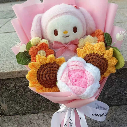 Sanrio Crochet Flower Bouquet