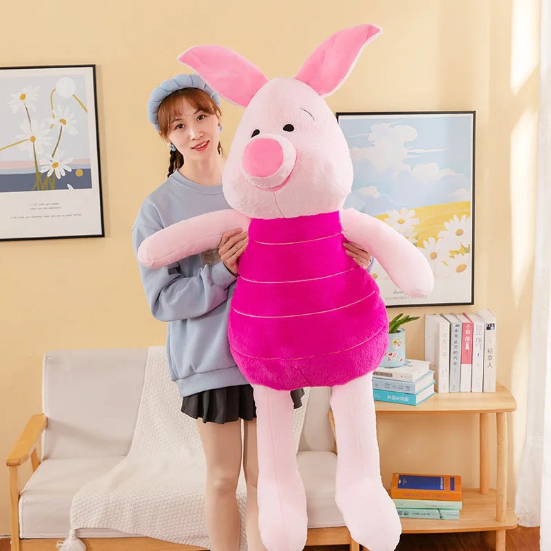 Pink Piglet Plush Toys Winnie The Pooh Cute Stuffed Anime Plushie Big Piggy Doll Gifts