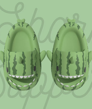 Lusy Store LLC Melancia Shark Slippers! Slippers