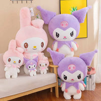Lusy Store LLC Kuromi Melody Plush Toy Purple Stuff Standing Doll Girl Gift Kawaii Plush Plush