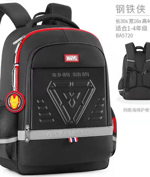 Spiderman Backpack New School Bags For Boys Primary Student Shoulder Grade 1-3 Mochilas B106