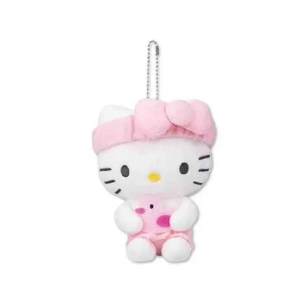 12cm Fashion Hello Kitty Cosplay Plush Toy Anime Stuffed Animals Keychains Small Pendant Backpack Hangings For Kids 4