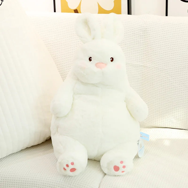 Lusy Store LLC Giant Lazy Rabbit Dolls Soft Plush Cute White Bunny Animal Toys Baby Sleep Pillows Cushion Gifts Plush