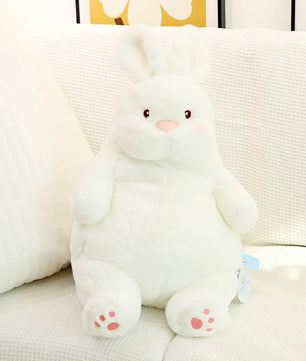 Lusy Store LLC Giant Lazy Rabbit Dolls Soft Plush Cute White Bunny Animal Toys Baby Sleep Pillows Cushion Gifts Plush