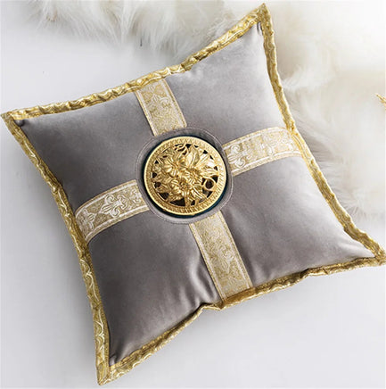 Middle East Luxury Ceramic Incense Burner Pillow Censer Holder Creative Golden Cushion Home Tea House Yoga Accessories 30x30cm Lusy Store