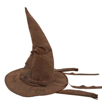Fashion Movies Witch Wizard Hat Sorting Hat Leather Halloween Party Props Dress Up Hat Men Cosplay Costume Accessories