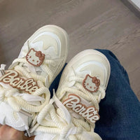 Sanrio Hello Kitty Sneakers for Women - Y2K Preppy Cute Sport Shoes