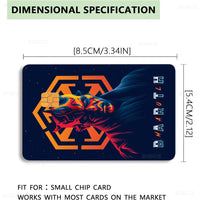 Amine S-Star-W-Wars Anime Cartoon Bear Skin Sticker Film Tape Case For Big Credit Debit Card Front Side Lusy Store