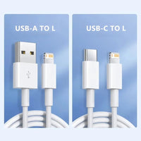 35W PD Original Fast Charging USB Cable for iPhone 14 8 7 Plus 13 12 11 Pro XS Max XR X USB C Rapid Charger Cable 1m 1.5m 2m 3m Lusy Store
