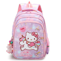 Backpacks For School Hello Kitty Grades 1-3 Kindergarten Large Class Children Girl Bag B130 6