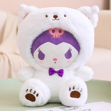 Kuromi My Melody Strawberry Series Plush Doll Throw Pillow Home Decor Gift 25cm 6