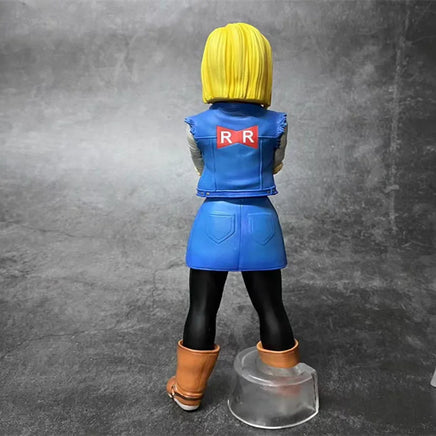 Lusy Store LLC Dragon Ball Z Android 17 18 PVC Action Figures Collection Model Toys for Children Gifts Action Figure